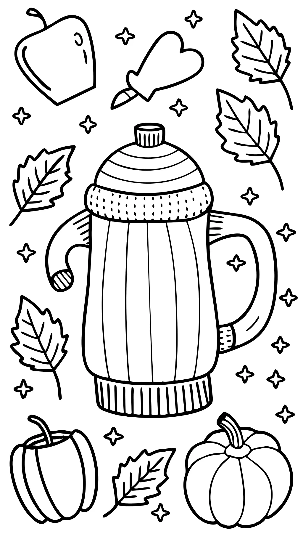 coloriages gratuits pour l’automne imprimable